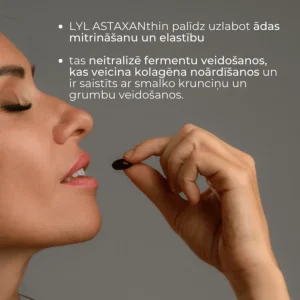 LYL ASTAXANthin Astaksantīns, antioksidants, 30 kapsulas