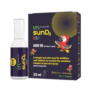 LYL sunD3 KID 600SV Izsmidzināms D vitamīns bērniem, 25ml