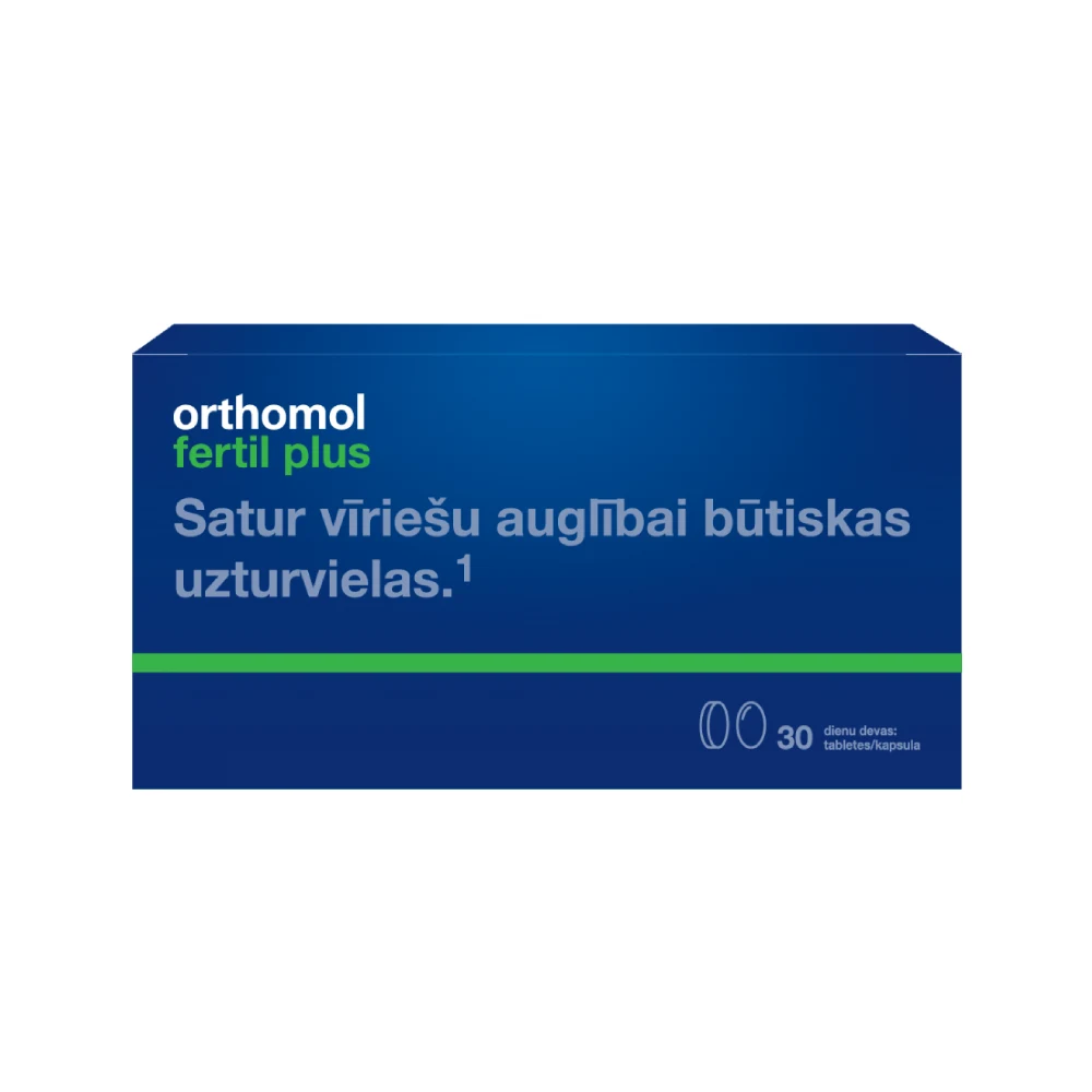 ORTHOMOL FERTIL PLUS vīrieša auglībai būtiskas uzturvielas, 30 dienu devas