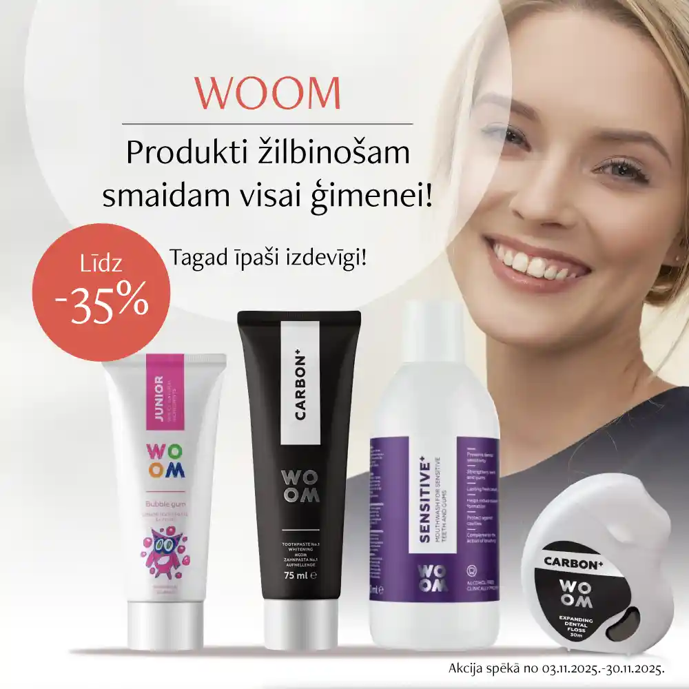 Produkti žilbinošam smaidam visai ģimenei! Tagad īpaši izdevīgi!
