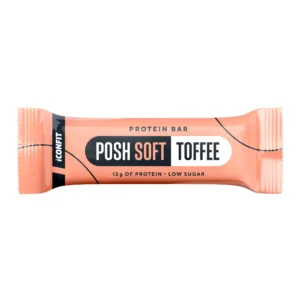 ICONFIT POSH SOFT Toffee proteīna batoniņš ar karameļu garšu un saldinātāju, 40g