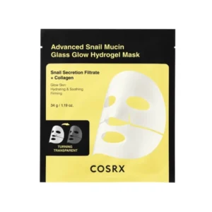 COSRX ADVANCED SNAIL MUCIN mitrinoša, nostiprinoša hidrogēla maska, 1 gab.
