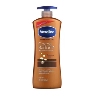 VASELINE COCOA RADIANT mitrinošs ķermeņa losjons ar kakao sviestu, 600 ml