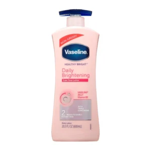 VASELINE DAILY BRIGHTENING izgaismojošs ķermeņa losjons vienmērīgam ādas tonim, 600 ml
