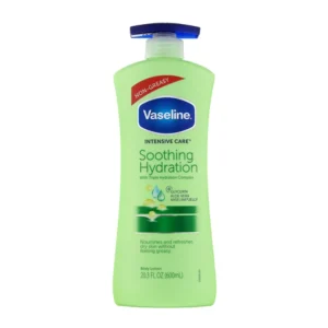 VASELINE SOOTHING HYDRATION nomierinošs, mitrinošs ķermeņa losjons, 600 ml