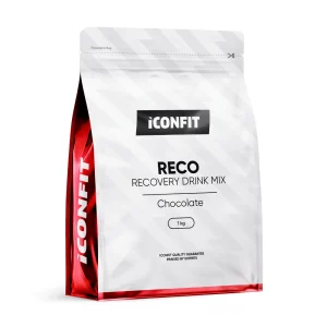 ICONFIT RECO DRINK MIX atjaunošanās dzēriens ar šokolādes garšu un saldinātāju, 1kg
