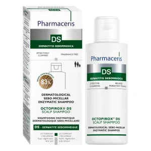 PHARMACERIS DS OCTOPIROX® sebo-micelārs, enzimātisks šampūns, 125ml