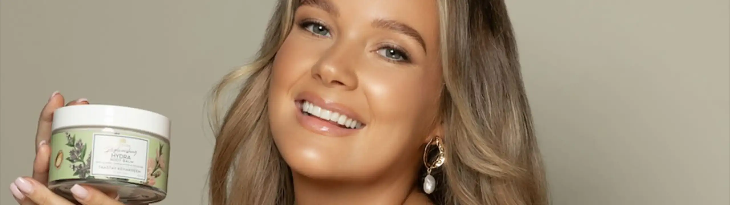 Magrada Organic Cosmetics zīmola lapas banneris