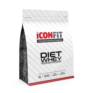 ICONFIT DIET WHEY diētiskais sūkalu proteīns - zemeņu, ar saldinātāju, 1000g