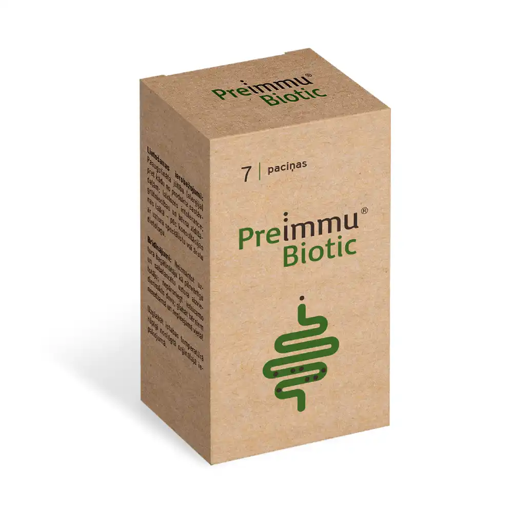 PREIMMU Biotic šķiedrvielu avots, 7 paciņas