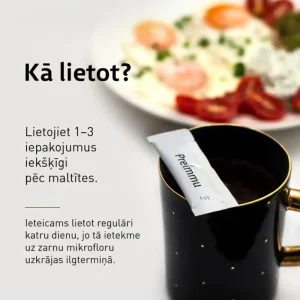 PREIMMU Biotic šķiedrvielu avots, lietošanas instrukcija